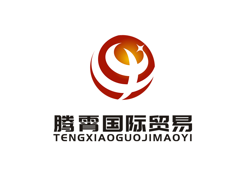 李杰的大連騰霄國(guó)際貿(mào)易有限公司logo設(shè)計(jì)