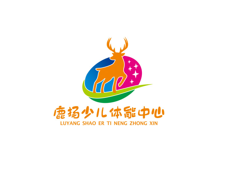 盛銘的鹿揚(yáng)少兒體能中心logo設(shè)計