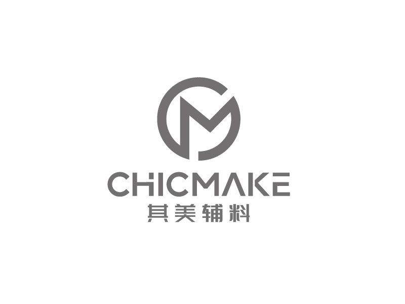 張俊的其美輔料CHICMAKElogo設(shè)計(jì)