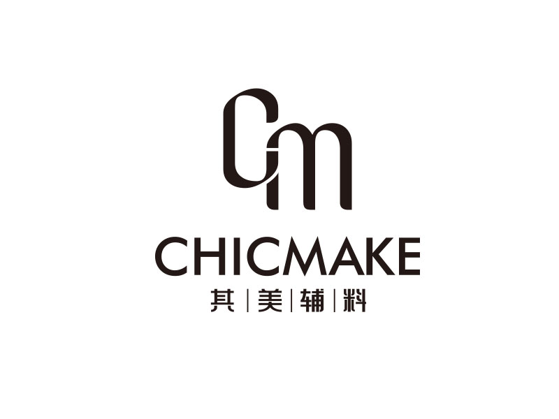 朱紅娟的其美輔料CHICMAKElogo設(shè)計(jì)