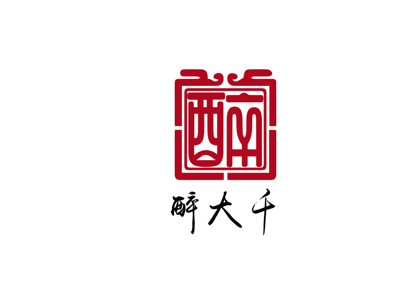 秦光華的醉大千logo設(shè)計(jì)