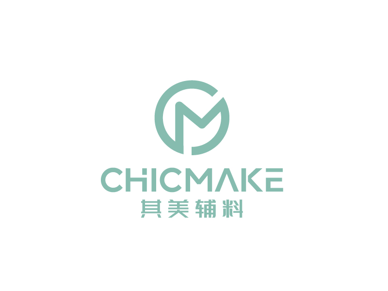 張俊的其美輔料CHICMAKElogo設計