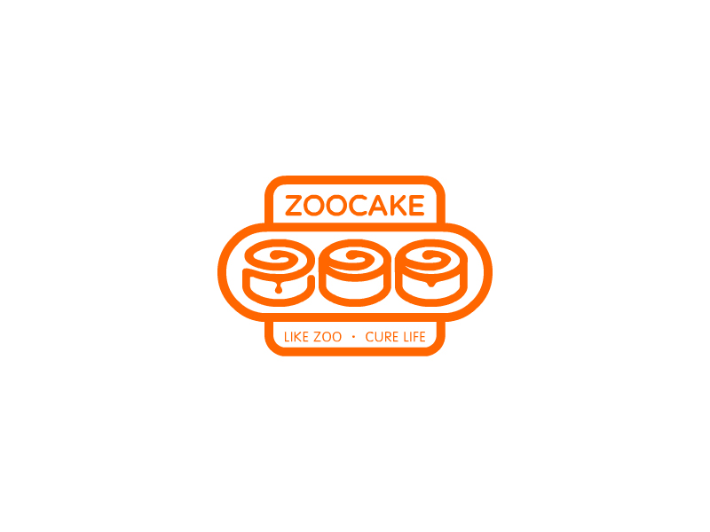 張發(fā)國(guó)的ZOOCAKElogo設(shè)計(jì)