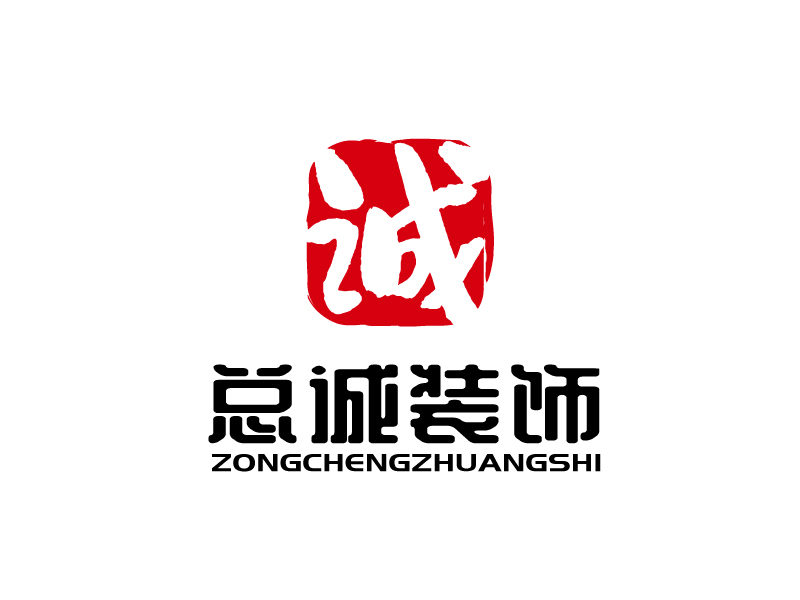 張俊的上?？傉\裝飾材料有限公司logologo設(shè)計