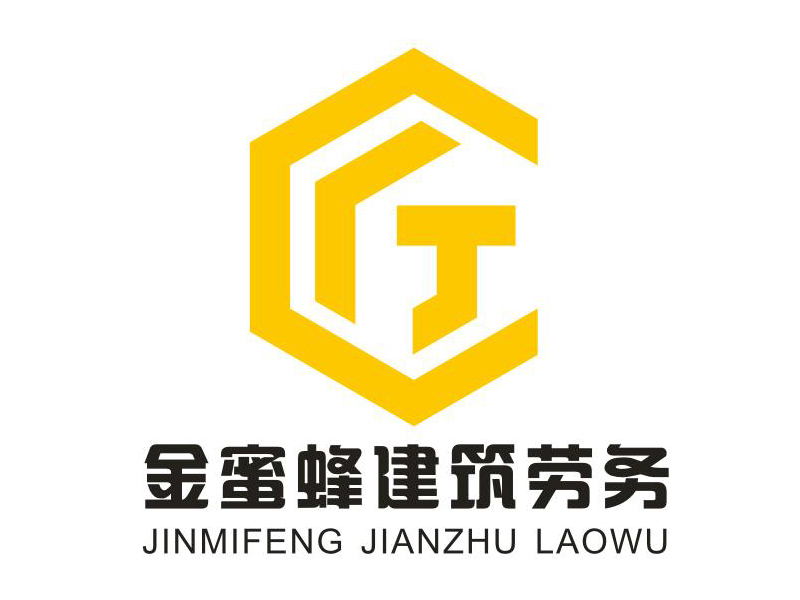 楊威的金蜜蜂建筑勞務(wù)logo設(shè)計