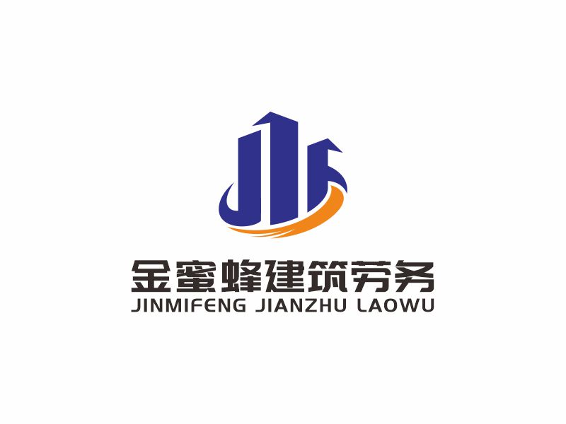 何嘉健的金蜜蜂建筑勞務(wù)logo設(shè)計(jì)