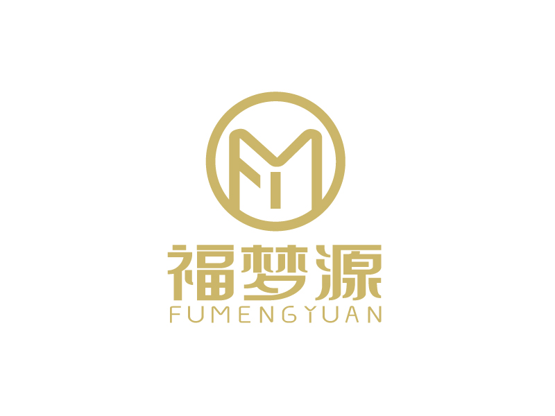 張俊的福夢源 字體logo定制設計logo設計