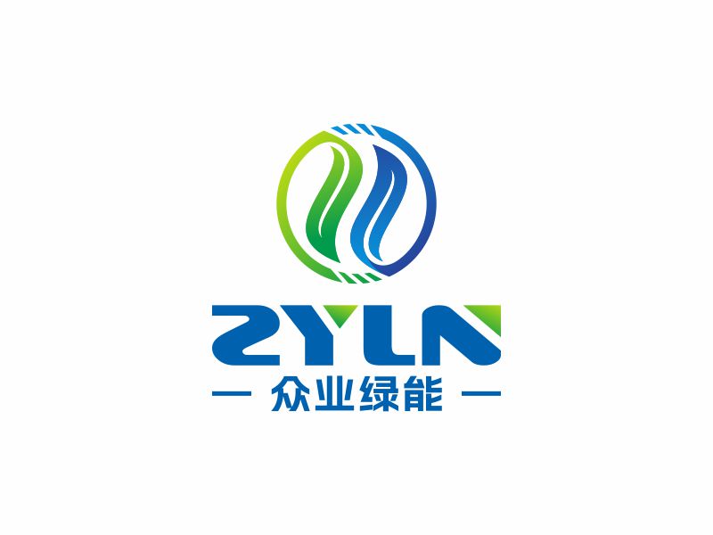 何嘉健的眾業(yè)綠能logo設計