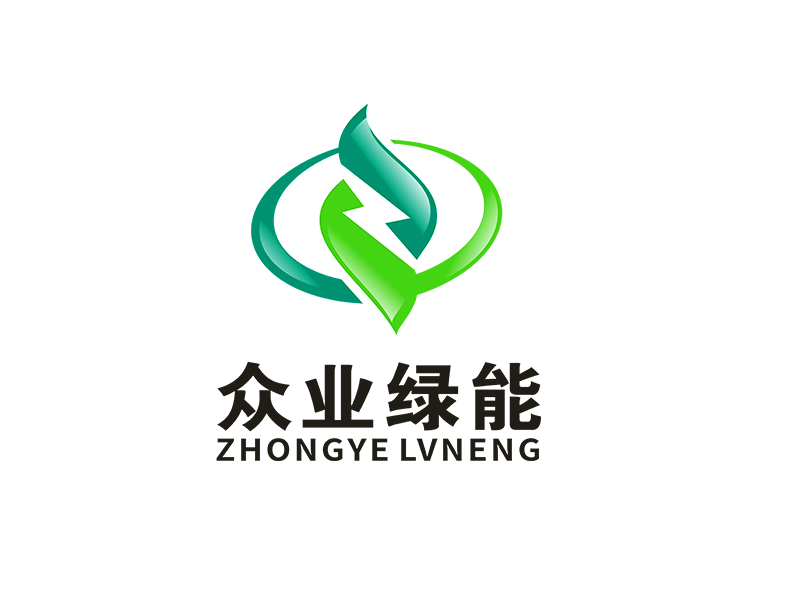 李杰的眾業(yè)綠能logo設計