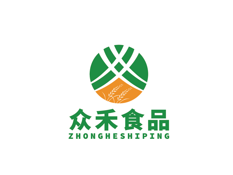 李寧的深圳市眾禾食品有限公司logo設(shè)計(jì)