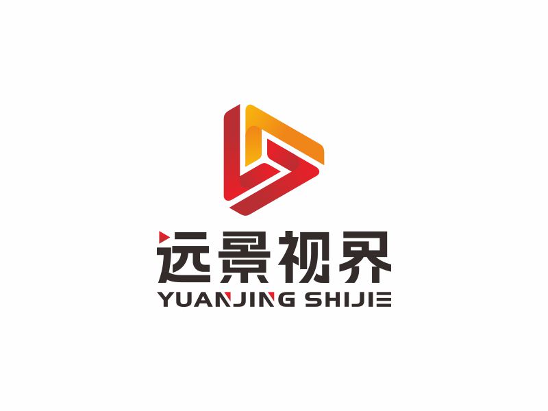 何嘉健的北京遠(yuǎn)景視界文化傳媒有限公司logo設(shè)計(jì)