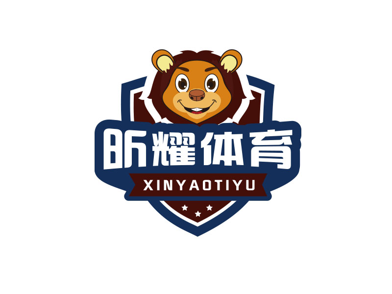 昕耀體育，副標(biāo)題：SPARKLE SPORTSlogo設(shè)計