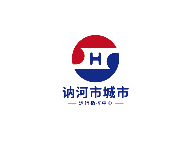 李寧的訥河市城市運行指揮中心logo設計