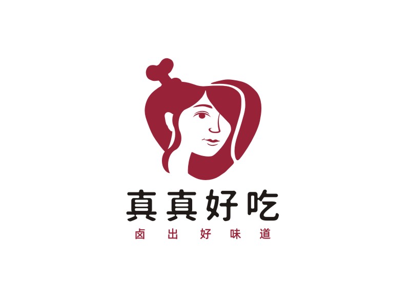 姜彥海的真真好吃-人物卡通LOGOlogo設計