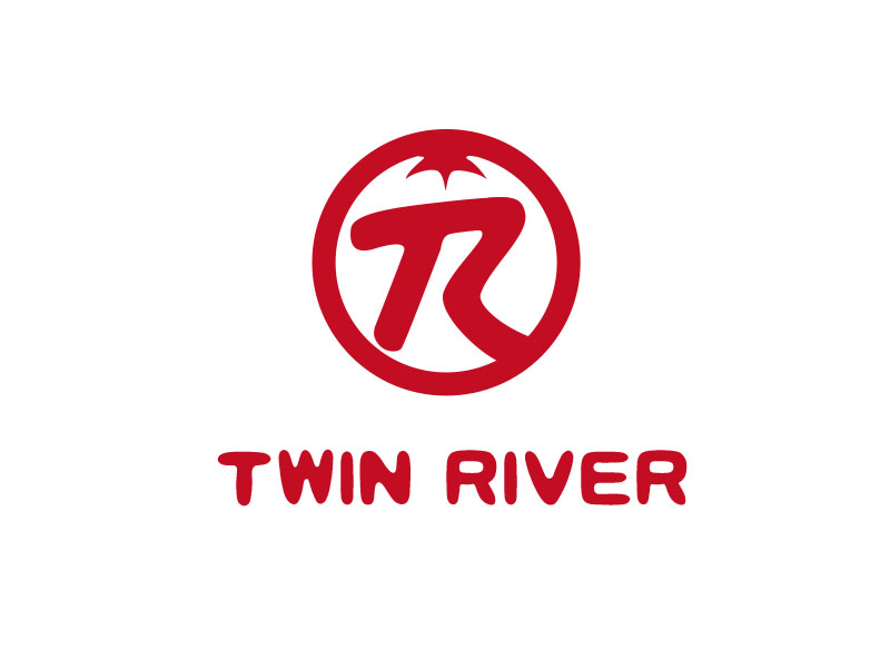 朱紅娟的TWIN RIVER工廠LOGO設計logo設計