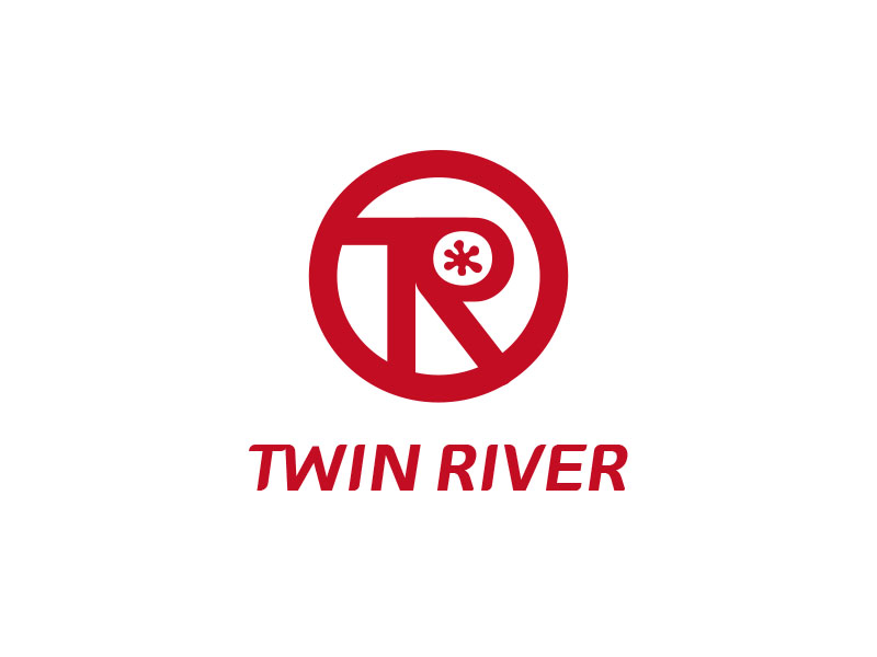 朱紅娟的TWIN RIVER工廠LOGO設計logo設計