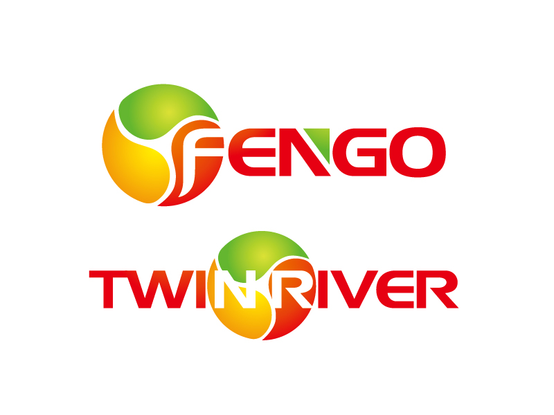 張俊的FENGO 和 TWIN RIVERlogo設(shè)計