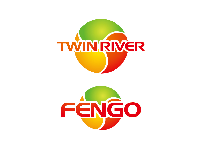 張俊的FENGO 和 TWIN RIVERlogo設(shè)計