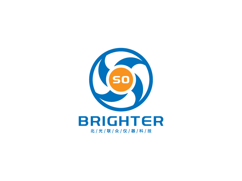 李寧的logo內(nèi)容：sobrighter      公司名稱：北京北光聯(lián)眾儀器科技有限公司logo設(shè)計