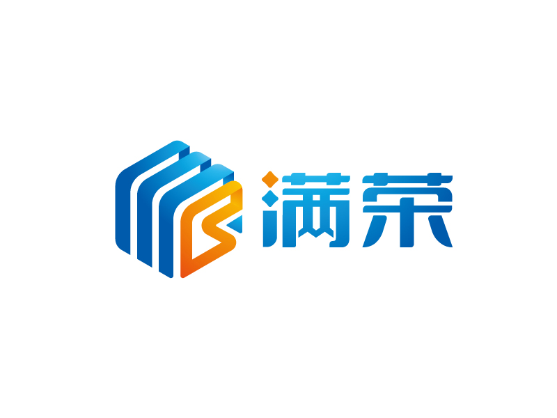 張俊的滿榮公司LOGO形象升級設計logo設計