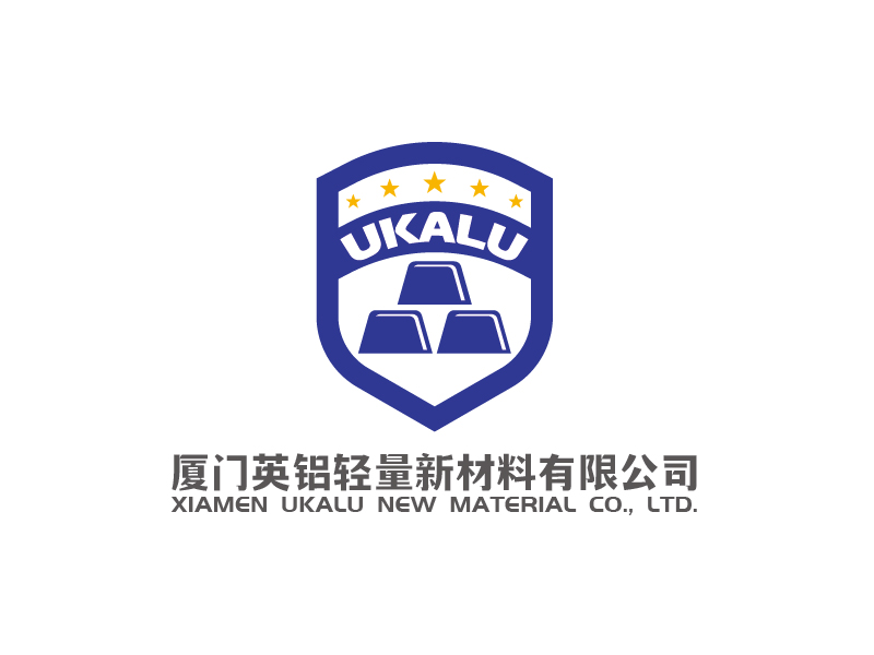 張俊的廈門英鋁輕量新材料有限公司（Xiamen Ukalu New Material Co., Ltd.）logo設(shè)計(jì)