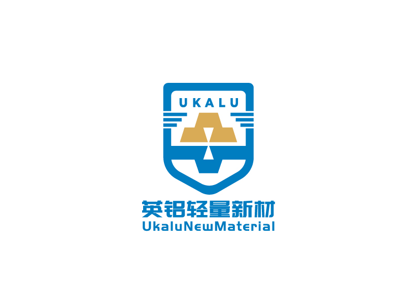 李寧的廈門英鋁輕量新材料有限公司（Xiamen Ukalu New Material Co., Ltd.）logo設(shè)計(jì)