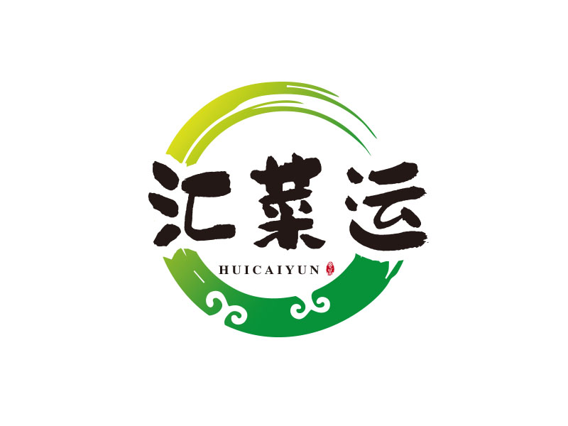 朱紅娟的匯菜運logo設計