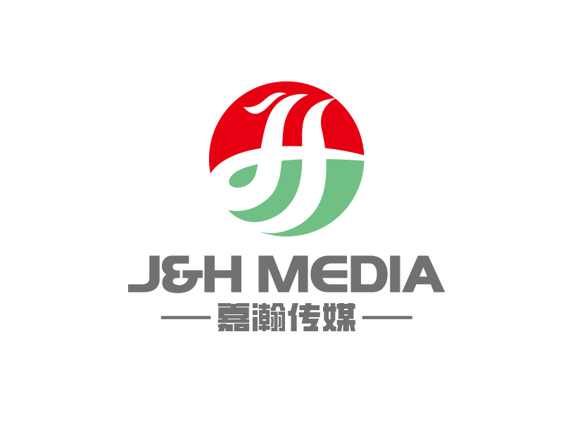 張俊的J&H Media 嘉瀚傳媒logo設(shè)計(jì)