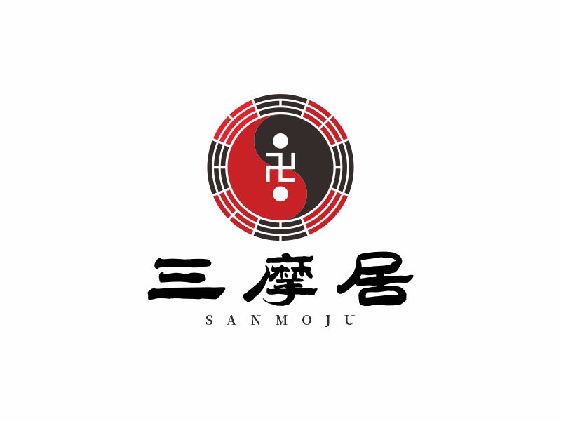 何嘉健的三摩居logo設(shè)計