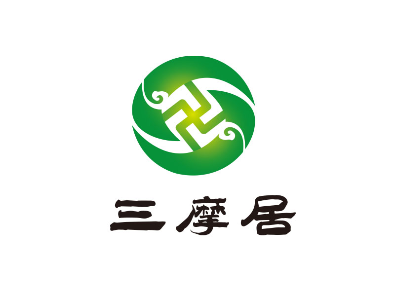 朱紅娟的三摩居logo設(shè)計