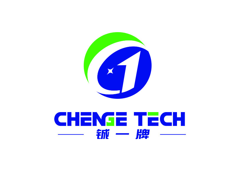 朱紅娟的chengE tech   鋮一牌logo設計