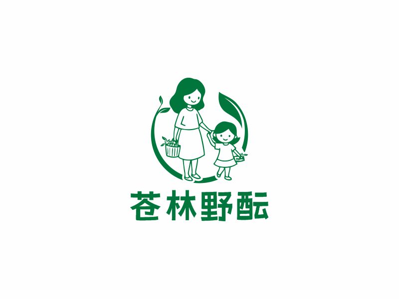 何嘉健的蒼林野醞logo設(shè)計(jì)