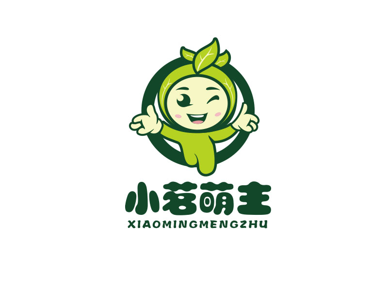 朱紅娟的小茗萌主logo設(shè)計(jì)