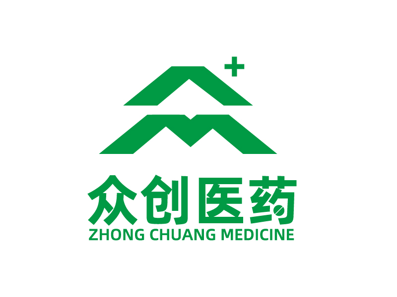 劉青松的阜陽眾創(chuàng)醫(yī)藥科技有限公司logo設(shè)計(jì)