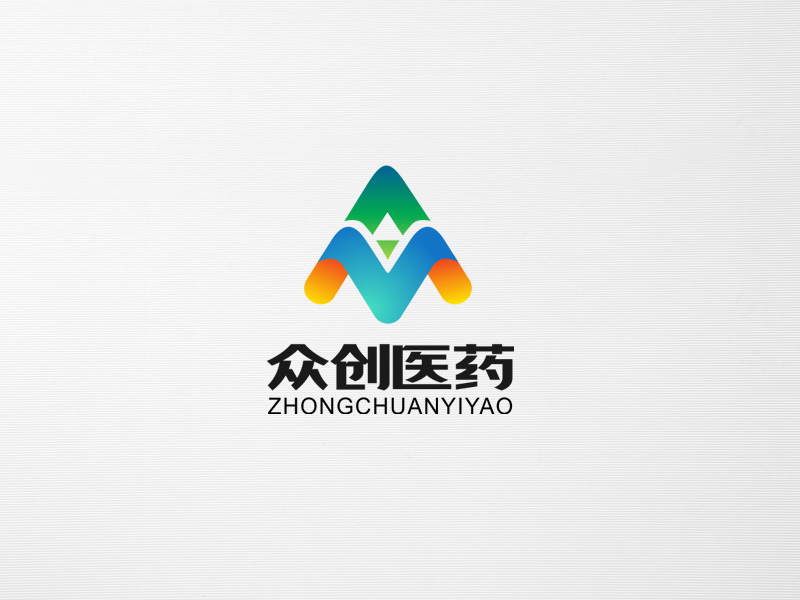 郭慶忠的阜陽眾創(chuàng)醫(yī)藥科技有限公司logo設計